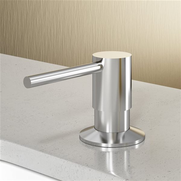 VIGO Bolton 10 oz. Chrome Kitchen Soap Dispenser