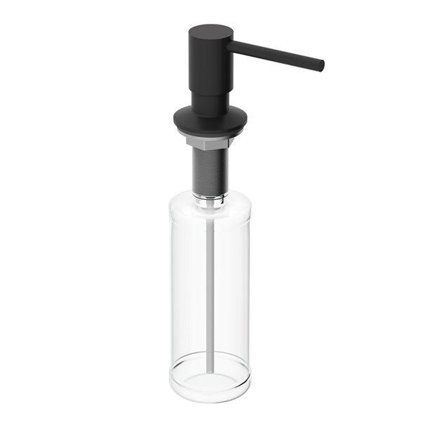 VIGO Bolton 10 oz. Matte Black Kitchen Soap Dispenser