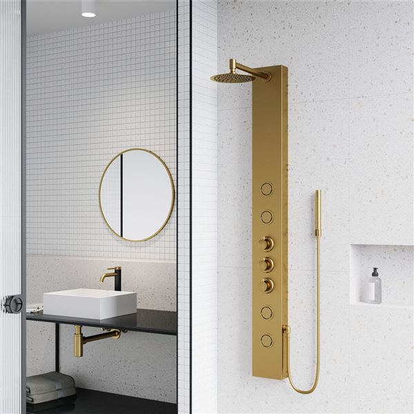 Ensemble de douche tandem à 6 réglages - Solution de douche haute pression