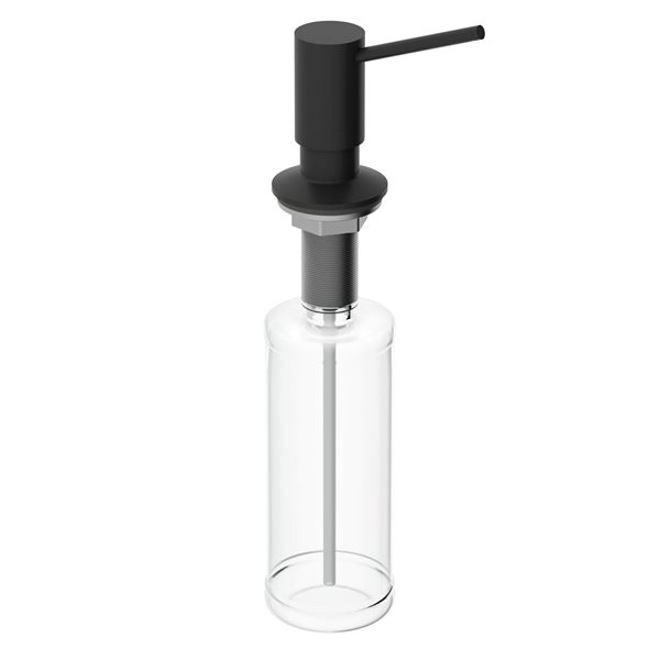 VIGO Braddock 10 oz. Matte Black Kitchen Soap Dispenser