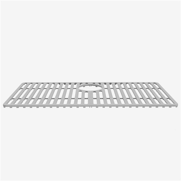 VIGO&nbsp;15-in D x&nbsp;28-in W silicone VIGO Bottom Grid for Single Bowl Kitchen Sink - Grey