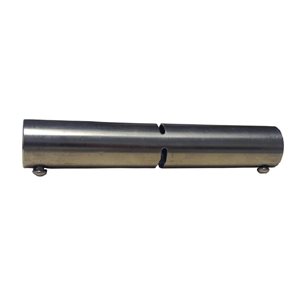 Music City Metals 5.63-in Stainless Steel Crossover Burner for Lazy Man Gas Grills 