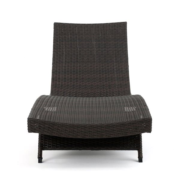 Cape Crack Salem PE Wicker Chaise Lounge