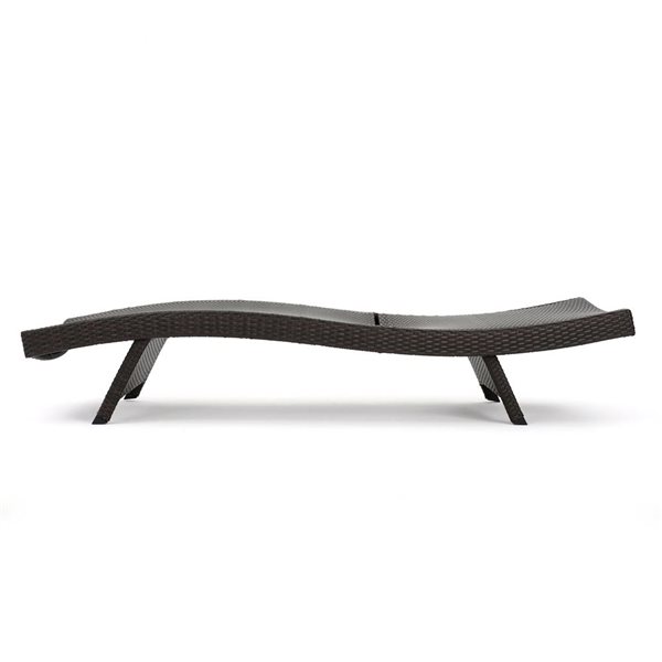 Cape Crack Salem PE Wicker Chaise Lounge