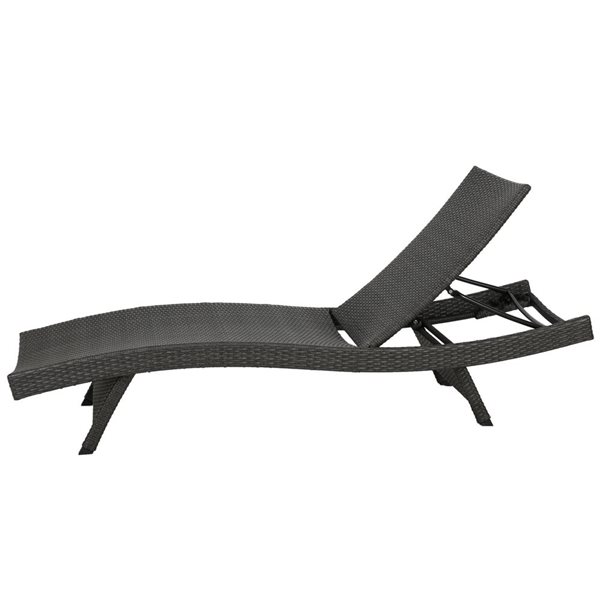 Cape Crack Salem PE Wicker Chaise Lounge