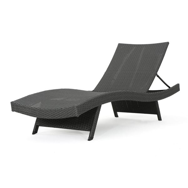 Cape Crack Salem PE Wicker Chaise Lounge