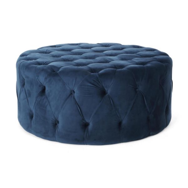 Cape Crack Blue Ottoman