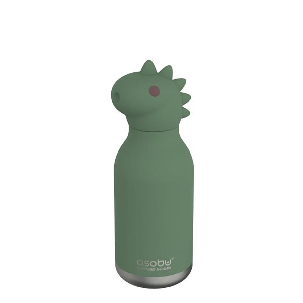 Asobu Bestie 28-fl oz Insulated Stainless Steel Dinosaur Water Bottle