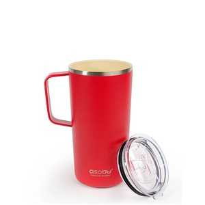 Asobu Tower 20-fl oz Red Travel Mug w/ Ceramic Coating