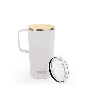 Asobu Tower 20-fl oz White Travel Mug w/ Ceramic Coating