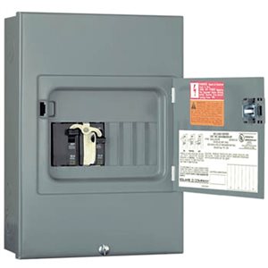 Square D 30 A 4-Spaces 8-Circuit Generator panel