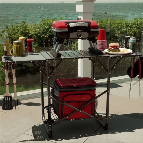 Cuisinart 21 D x 12 H x 7.8-in W Black Steel Portable Grill Stand