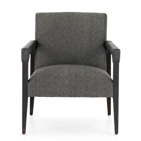 Plata Import Primrose Grey Lounge Chair