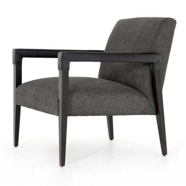 Plata Import Primrose Grey Lounge Chair