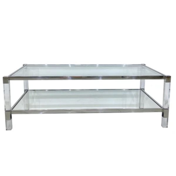 Plata Import Jacques Silver Coffee Table