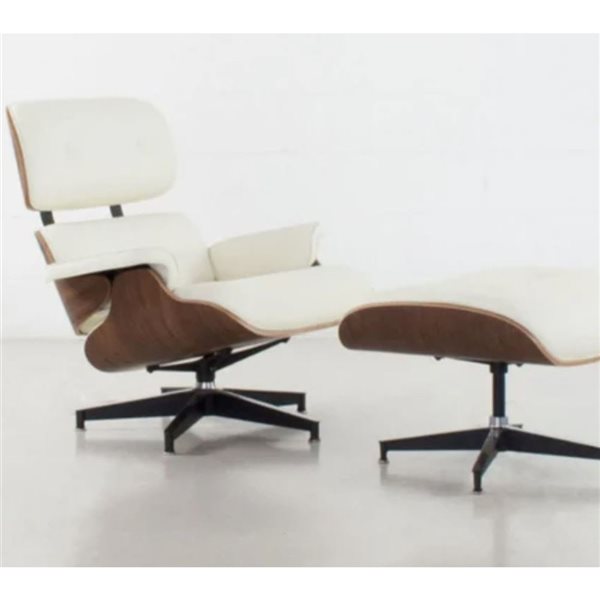 Fauteuil de salon East de Plata Import blanc