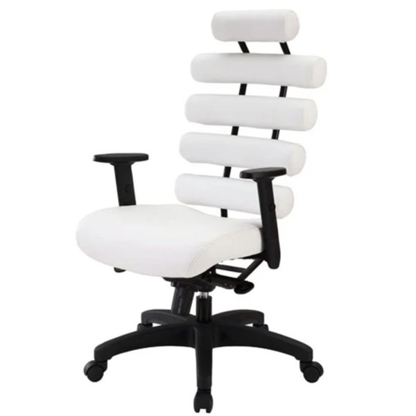 Plata Import Moon White Office Chair H/B