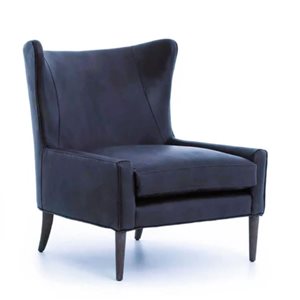 Plata Import Fauteuil de salon Nubia noir