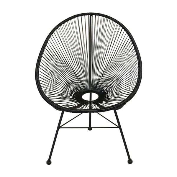 Plata Import Acapulco Black Kids Chair