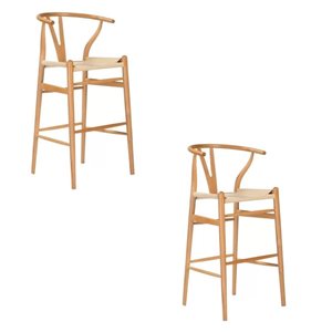 Tabouret en bois Woodcord II de Plata Import 25 po