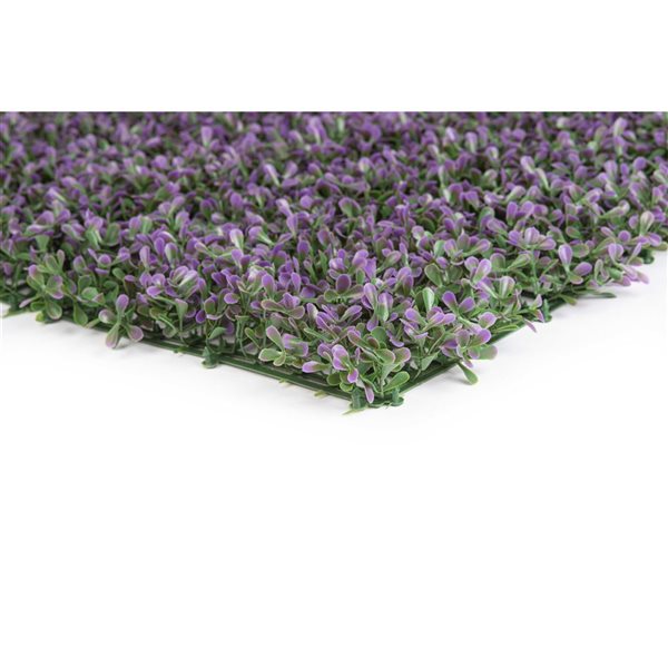 naturae decor 20 x 20-in Lavender Artificial Foliage Panels - 12/Pcs