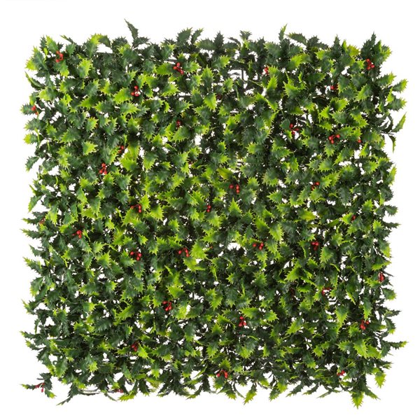 naturae decor 20 x 20-in Mistletoe Artificial Foliage Panels - 12/Pcs