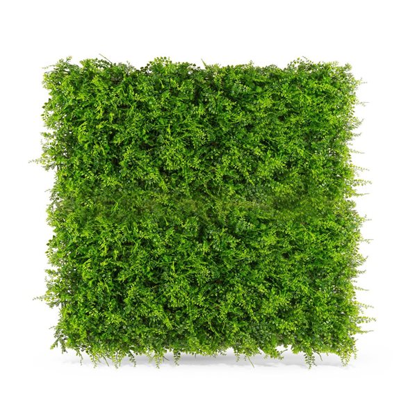 naturae decor 20 x 20-in Mix Fern Artificial Foliage Panels - 12/Pcs