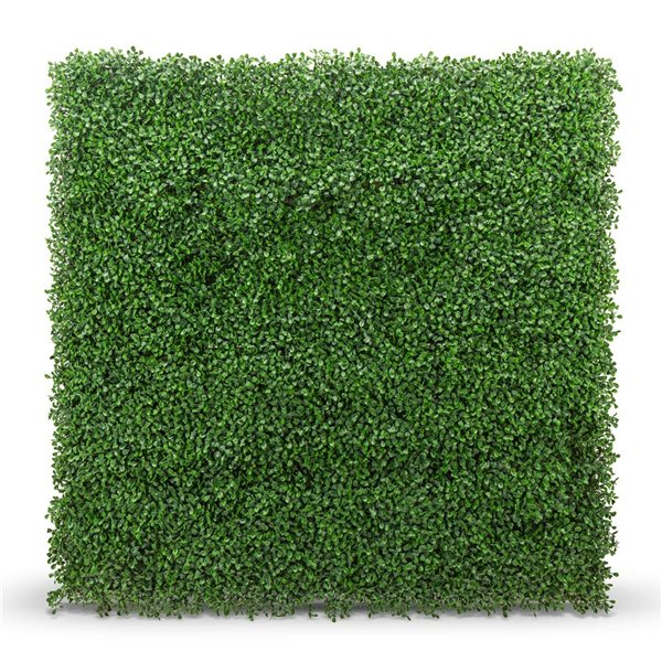 naturae decor 20 x 20-in Boxwood Artificial Foliage Panels - 12/Pcs