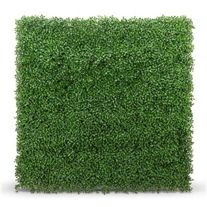 naturae decor 20 x 20-in Boxwood Artificial Foliage Panels - 12/Pcs