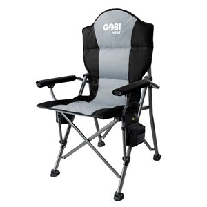 GOBI HEAT Terrain Slate Black Heated Chair