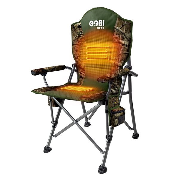 GOBI HEAT Terrain Camo Heated Camping Chair