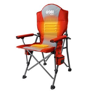 GOBI HEAT Terrain Flare Red Heated Camping Chair