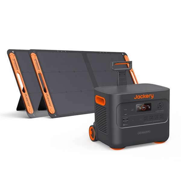 Jackery Explorer 2000 Plus 2042 Wh Solar Generator with Battery