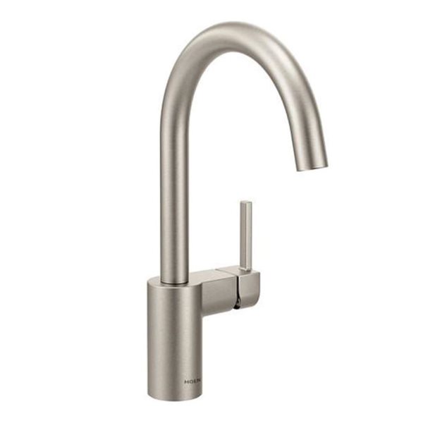 MOEN Align Stainless Steel 1-Handle Deck-Mount High-Arc Standard Kitchen Faucet