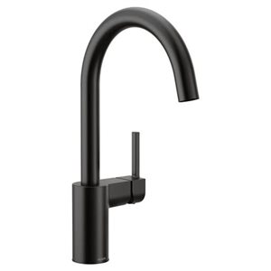 MOEN Align Matte Black 1-Handle Deck-Mount High-Arc Standard Kitchen Faucet