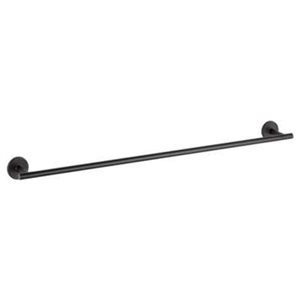 DELTA FAUCET Trinsic 30-in Matte Black Metal Towel Bar