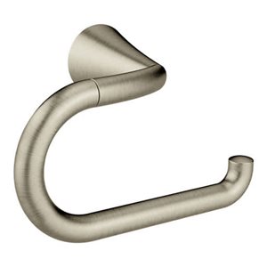 MOEN Glyde Brushed Nickel Wall-Mount Toilet Paper Holder