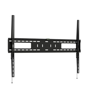 CorLiving Black Heavy-Duty Steel Fixed TV Wall Mount - Up to 100-in