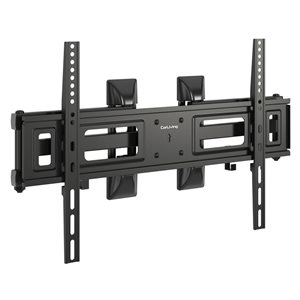 CorLiving Black Heavy-Duty Steel Full Motion Corner TV Wall Mount - Up to 60-in