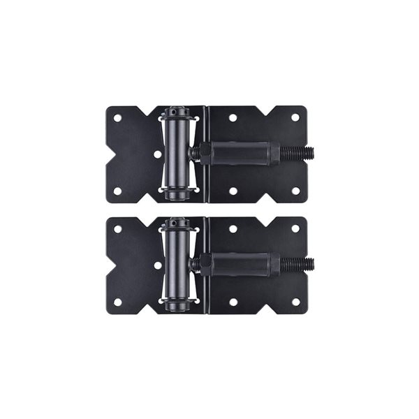 thumbnail image 2 of NUVO IRON 5 In. Black Galvanized Steel Decorative Ornamental Gate Hardware Kit H 2 of 11