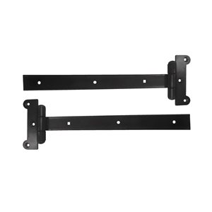 Nuvo Iron Heavy Duty 12-in Galvanized Steel Strap Hinges