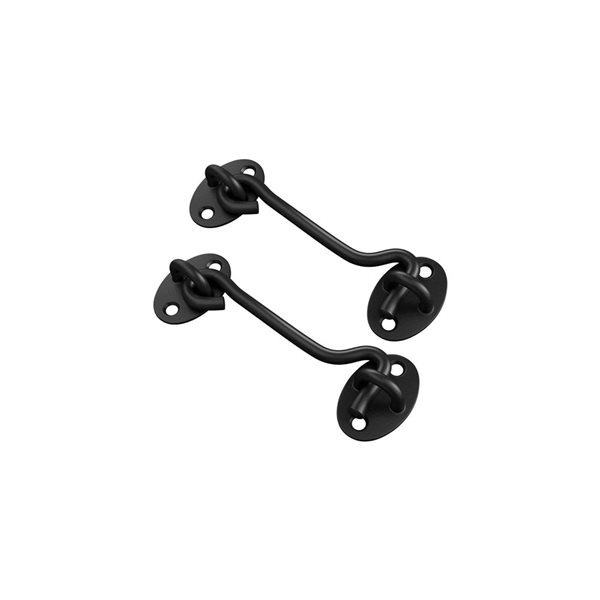 Nuvo Iron 4-in Galvanized Steel Rustic Hook And Eye Latches