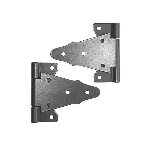 Nuvo Iron Black Galvanized Steel 6-in Tee Hinges