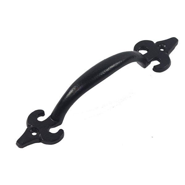 Nuvo Iron Black Galvanized Steel Antique Colonial Handle