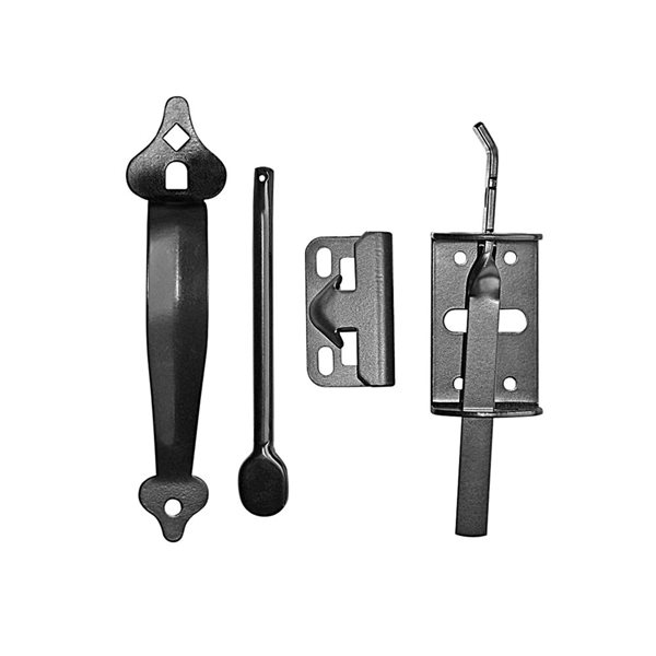 Nuvo Iron Black Galvanized Steel 6-in Thumb Latch