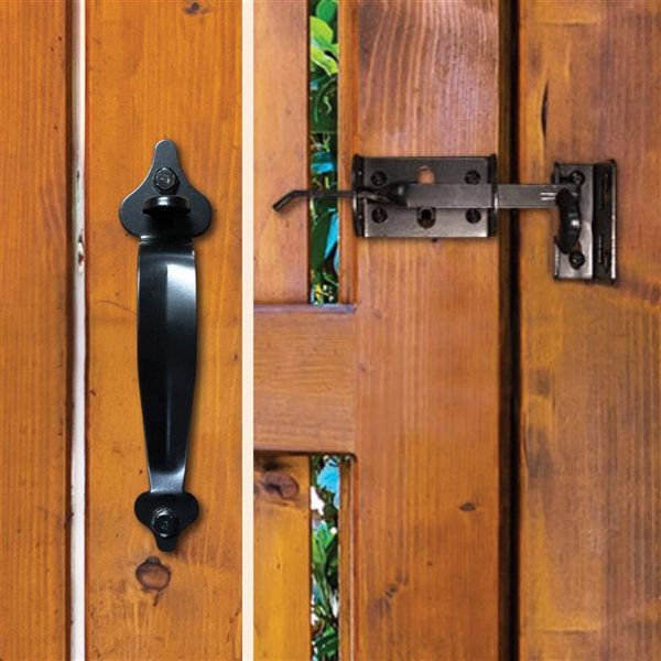 Nuvo Iron Black Galvanized Steel 6-in Thumb Latch