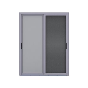 Tendal 72 x 84-in White 3-Season Sliding Door - Right-Hand Sliding