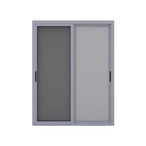 Tendal 72 x 84-in White 3-Season Sliding Door - Left-Hand Sliding