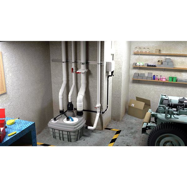 SFA Saniflo 240 V Vortex Drain Pump, 1.5 HP Motor