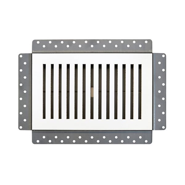 Grille d'aération amovible Invisagrille de Best Access Doors 10 x 6 po pour murs et plafonds, blanc